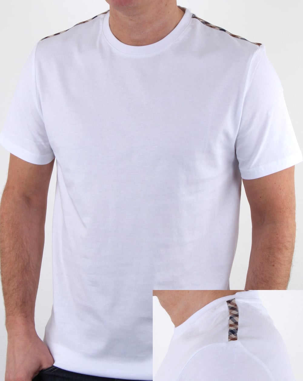 Aquascutum Southport T-Shirt Weiß