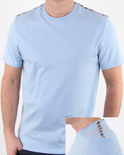 Aquascutum Southport T-Shirt Himmelblau