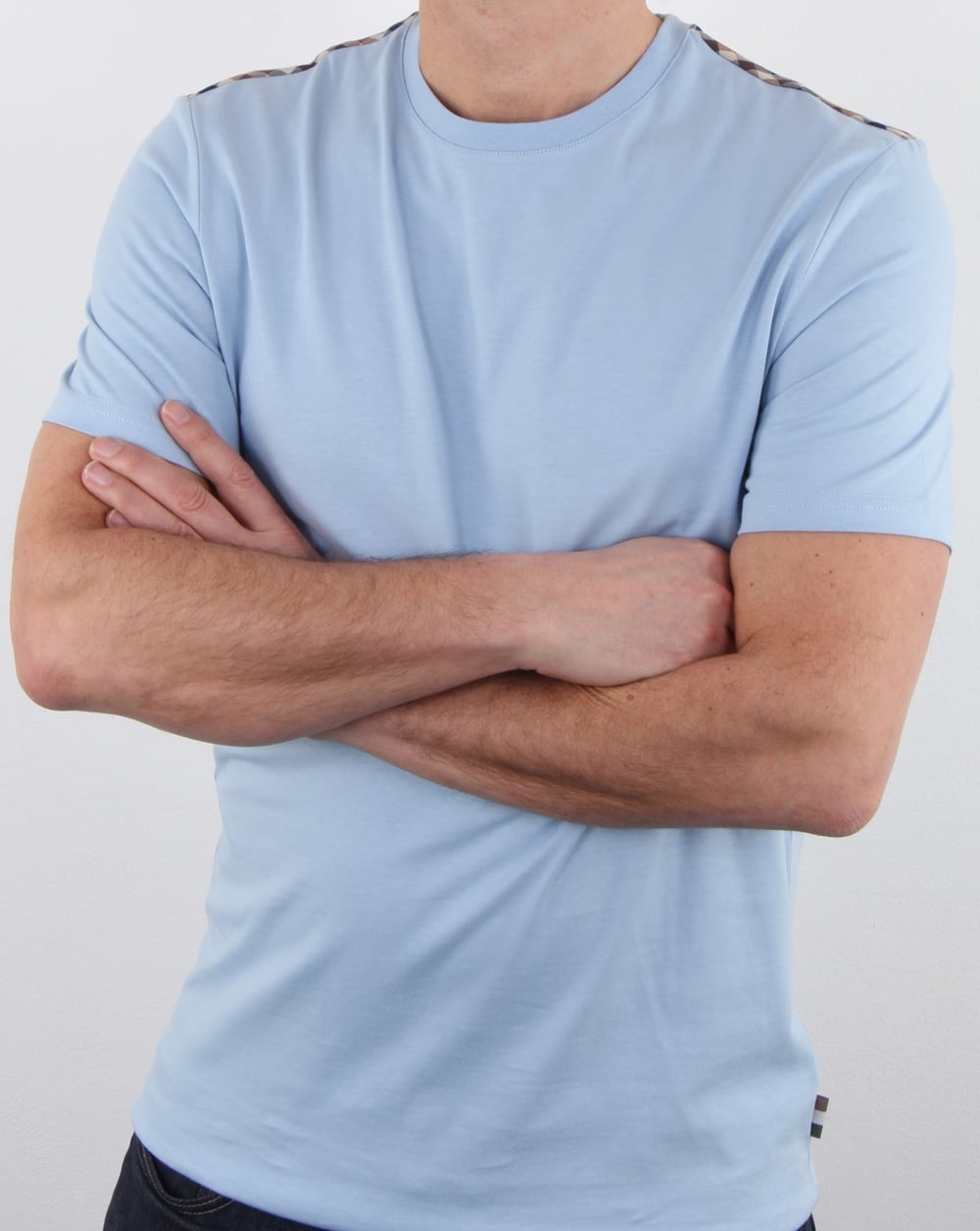 Aquascutum Southport T-Shirt Himmelblau