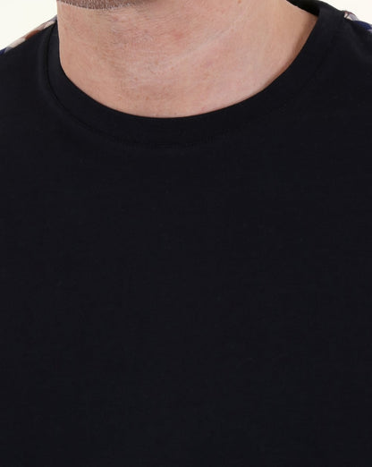 Aquascutum Southport Langarm-T-Shirt Schwarz