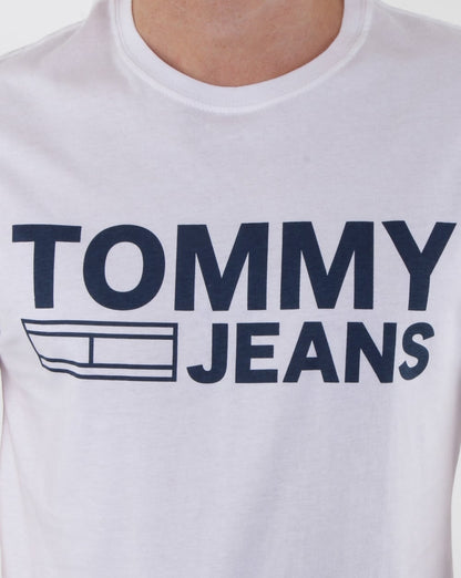 Tommy Hilfiger Logo T-Shirt Klassisch Weiß