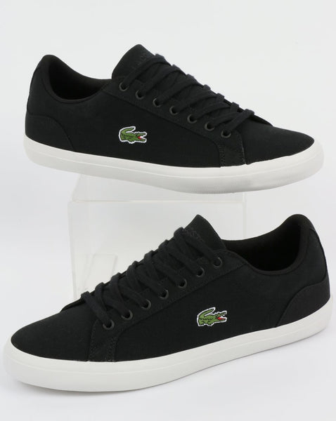 Lacoste Footwear Lerond Canvas Trainers Black
