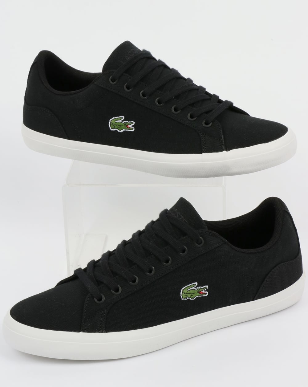 Lacoste Footwear – Lerond – Schwarze Canvas-Sneaker