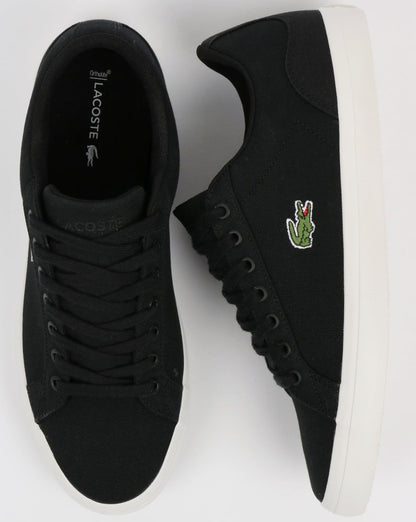 Lacoste Footwear – Lerond – Schwarze Canvas-Sneaker