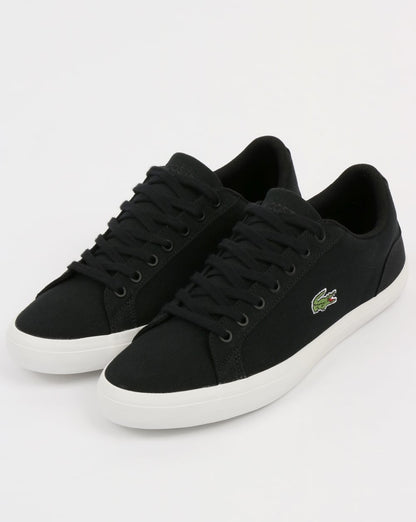 Lacoste Footwear – Lerond – Schwarze Canvas-Sneaker