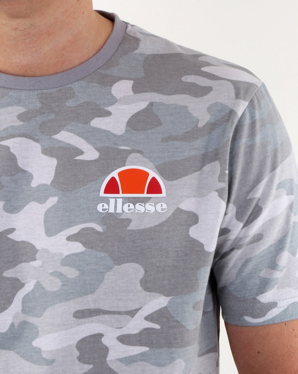 Ellesse Canaletto T-Shirt Grau Camo
