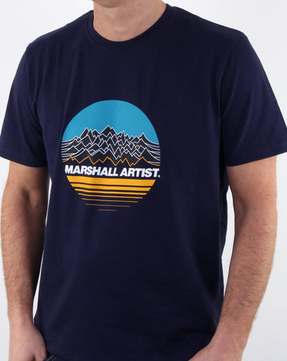 Marshall Artist Mountain Trek T-Shirt Marineblau