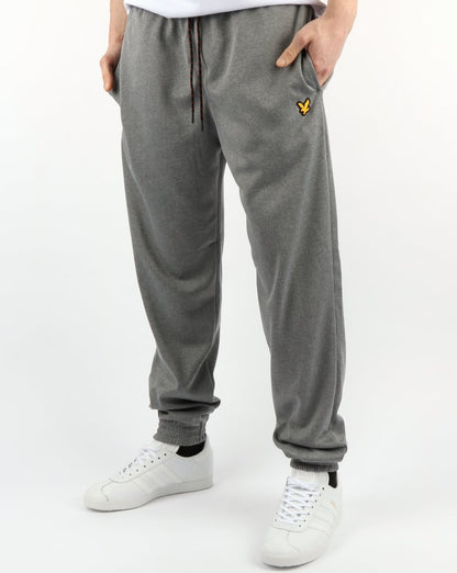 Lyle And Scott Fitness – Hislop Fleece-Trainingshose in Graumeliert