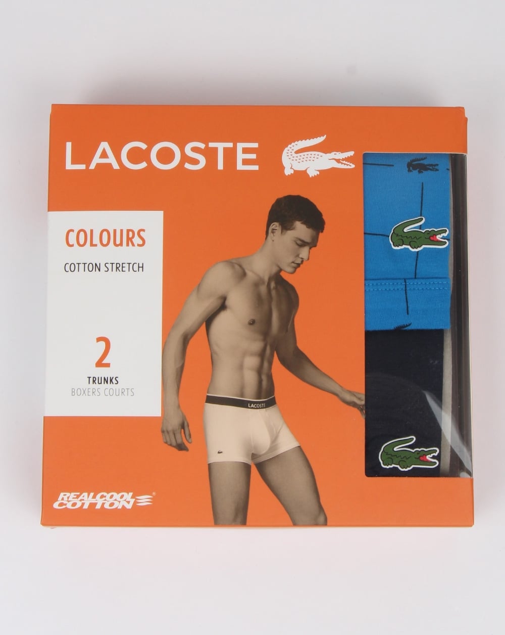 Lacoste Doppelpack Boxershorts Marineblau/Brillantblau
