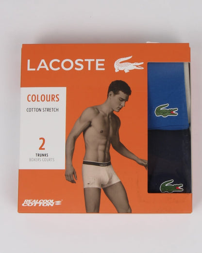 Lacoste Doppelpack Boxershorts Olympia Blau/Marineblau