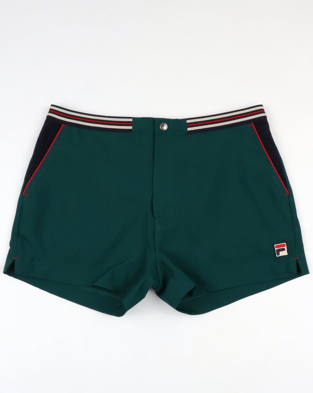 Fila Vintage High Tide 4 Shorts Grün/Marineblau
