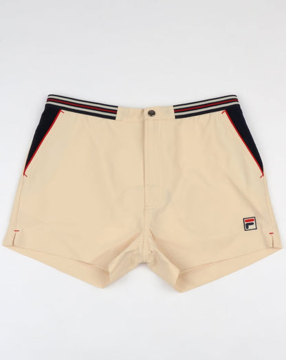 Fila Vintage High Tide 4 Shorts Off White/Marineblau