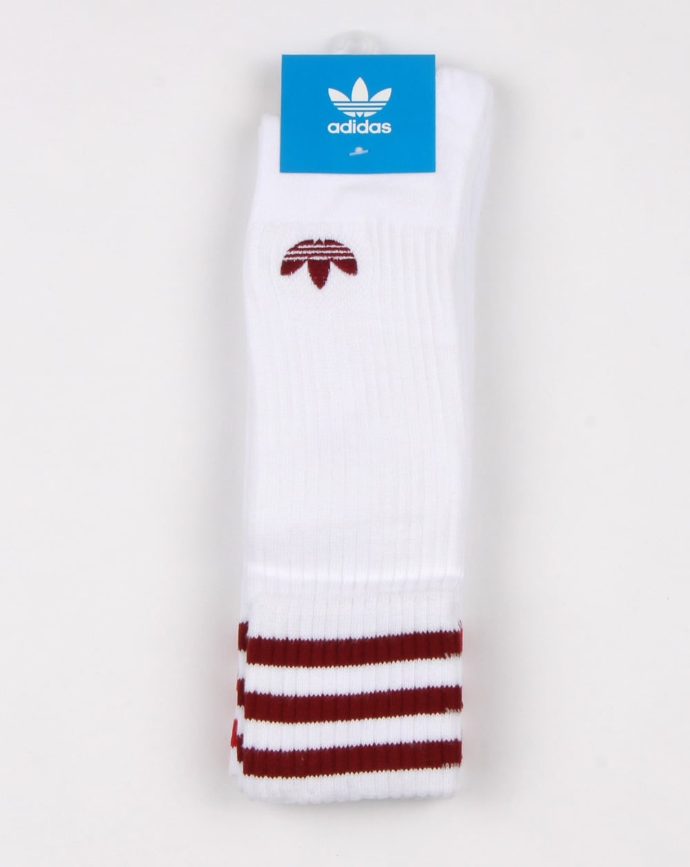 Adidas Originals 2er-Pack Crew-Socken Weiß/Rot