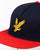 Lyle And Scott Colour Block Baseball Cap Dark Navy/poppy