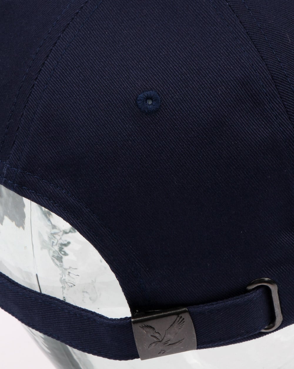 Lyle And Scott – Baseballkappe in Blockfarben, Dunkelmarineblau/Mohn