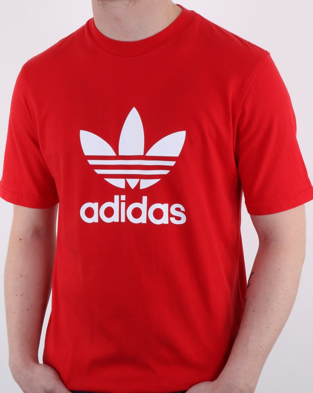 Adidas Originals Trefoil T-Shirt Scharlachrot