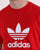 Adidas Originals Trefoil T Shirt Scarlet Red