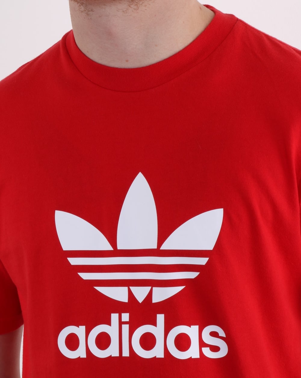 Adidas Originals Trefoil T-Shirt Scharlachrot