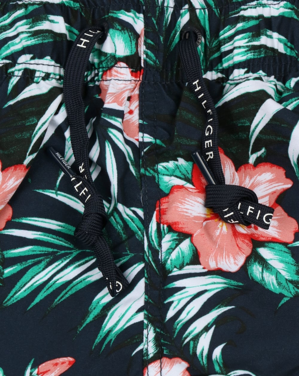 Tommy Hilfiger – Badeshorts mit Hibiskus-Blumenprint