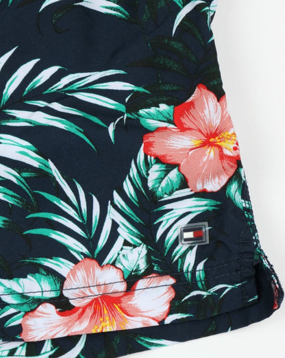 Tommy Hilfiger – Badeshorts mit Hibiskus-Blumenprint