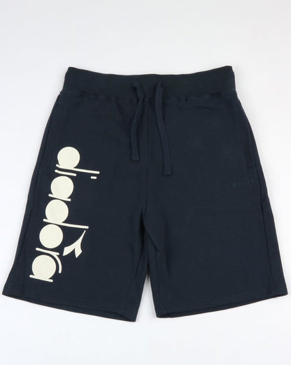 Diadora Fleece-Shorts Blue Denim