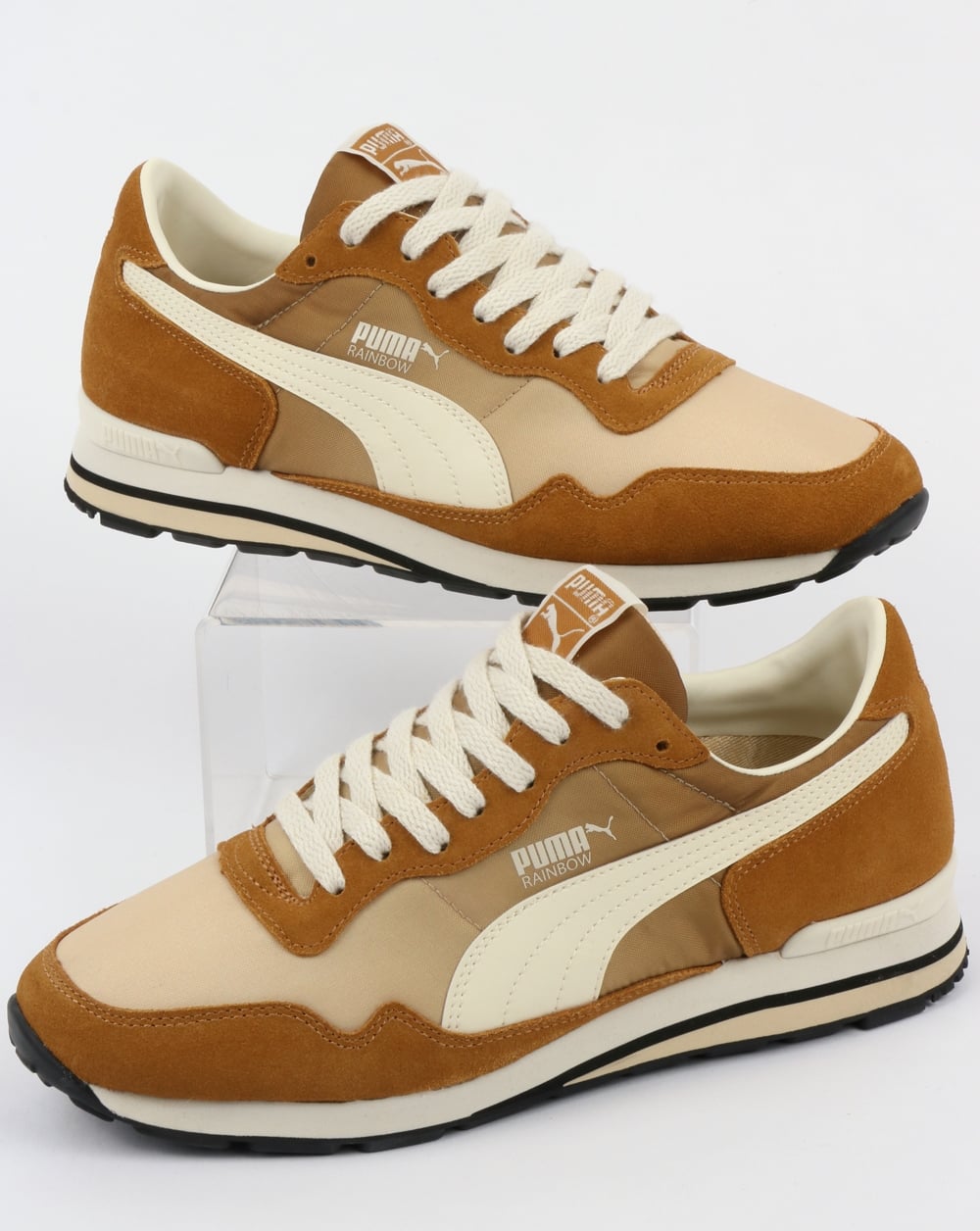 Puma Rainbow OG Sneakers Goldbraun/Kieselstein