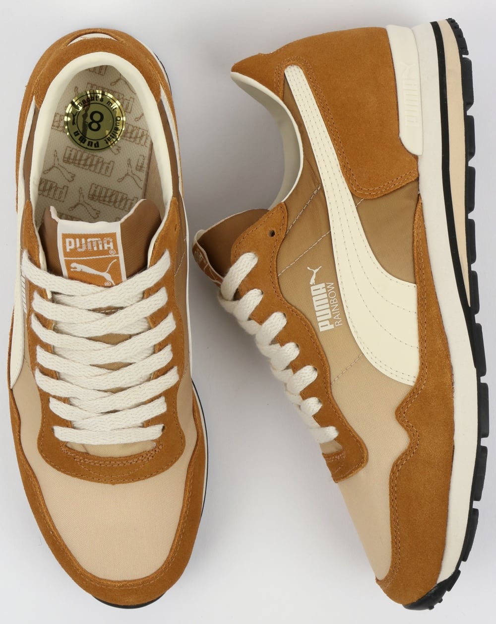 Puma Rainbow OG Sneakers Goldbraun/Kieselstein