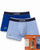 Lacoste Twin Pack Boxer Shorts Stripe/Blue