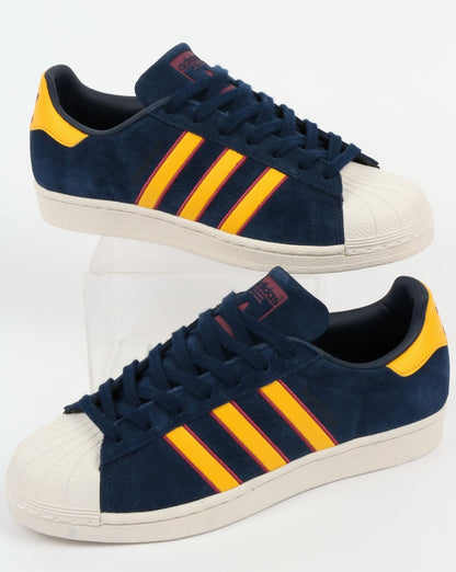 Adidas Superstar Sneakers Marineblau/Gelb/Rot