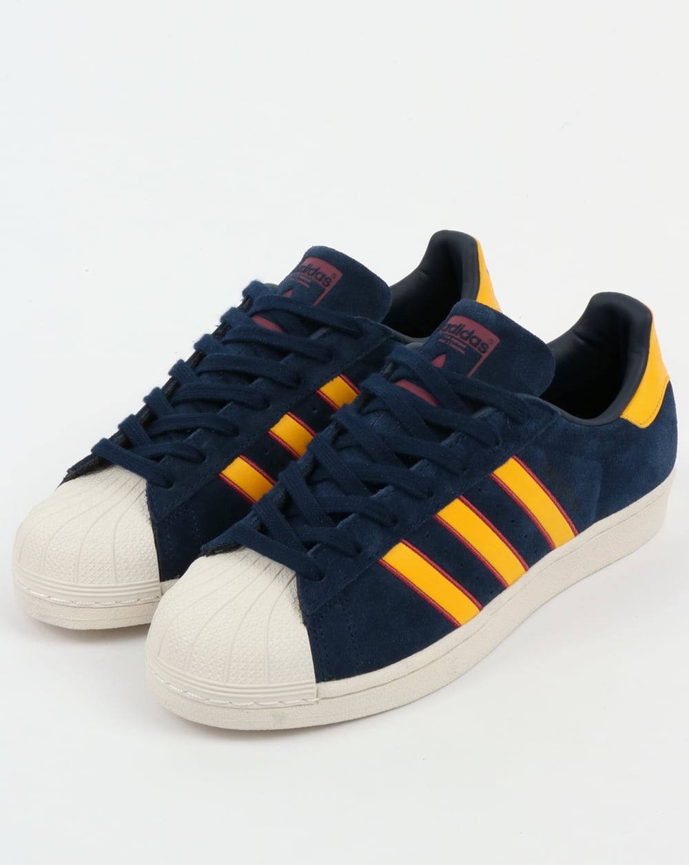 Adidas Superstar Sneakers Marineblau/Gelb/Rot