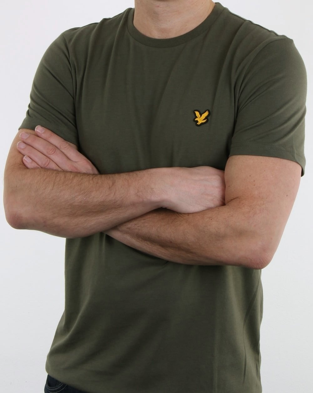 Lyle And Scott Fitness Martin T-Shirt Olivgrün