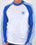 Adidas Originals Long Sleeve 3 Stripes T Shirt White/Blue