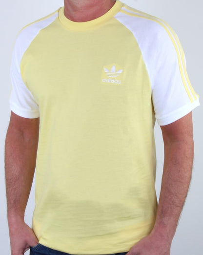 Adidas Originals 3-Streifen-T-Shirt Intensives Zitronengelb