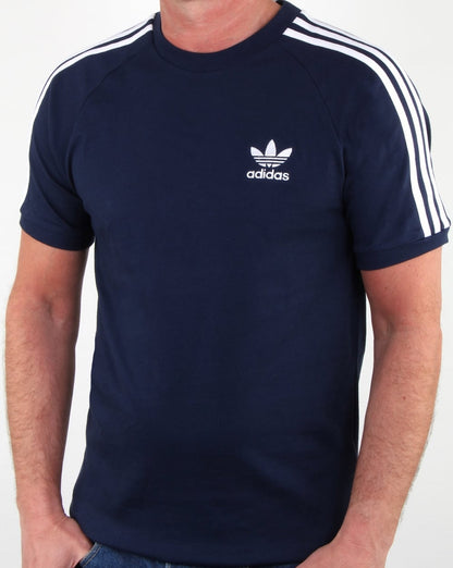 Adidas Originals 3-Streifen-T-Shirt Marineblau