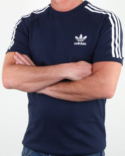 Adidas Originals 3-Streifen-T-Shirt Marineblau