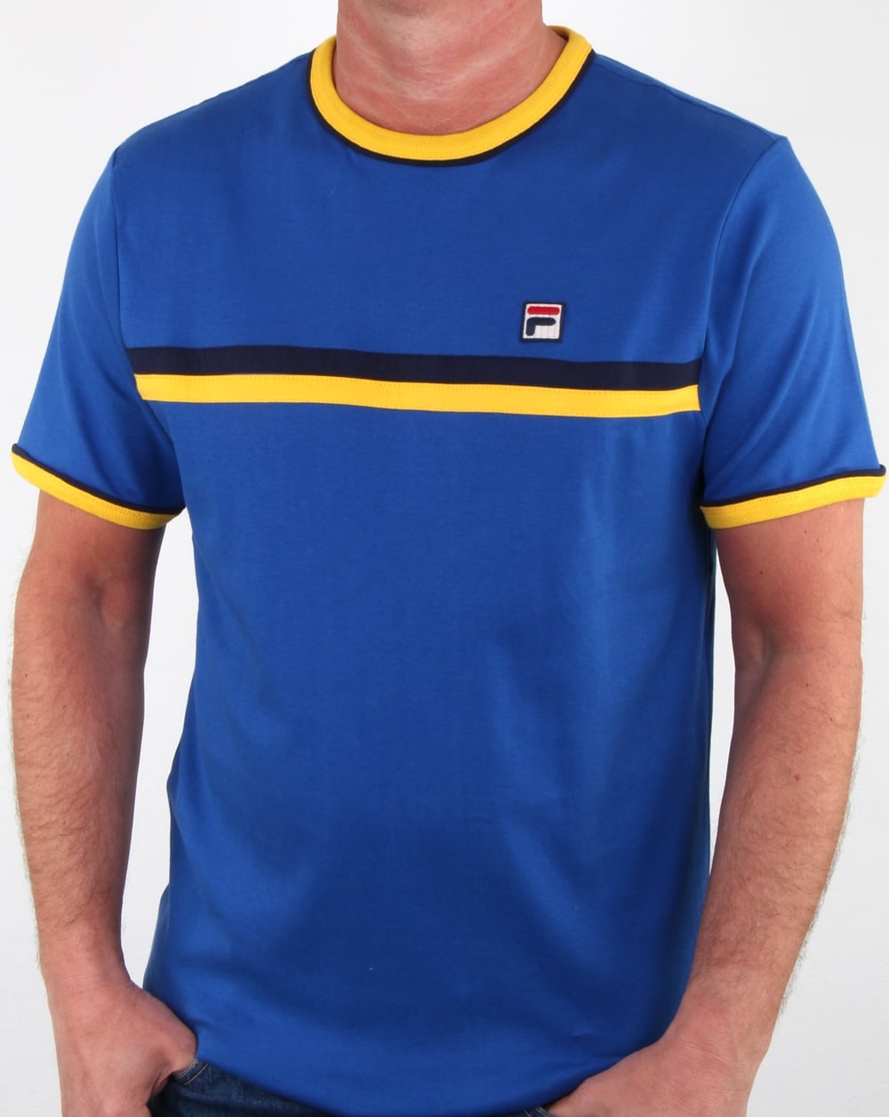 Fila Vintage Razee T Shirt Blue