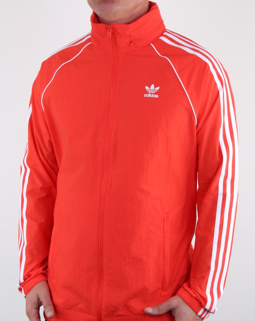 Adidas Originals Superstar Windbreaker Hi Res Rot