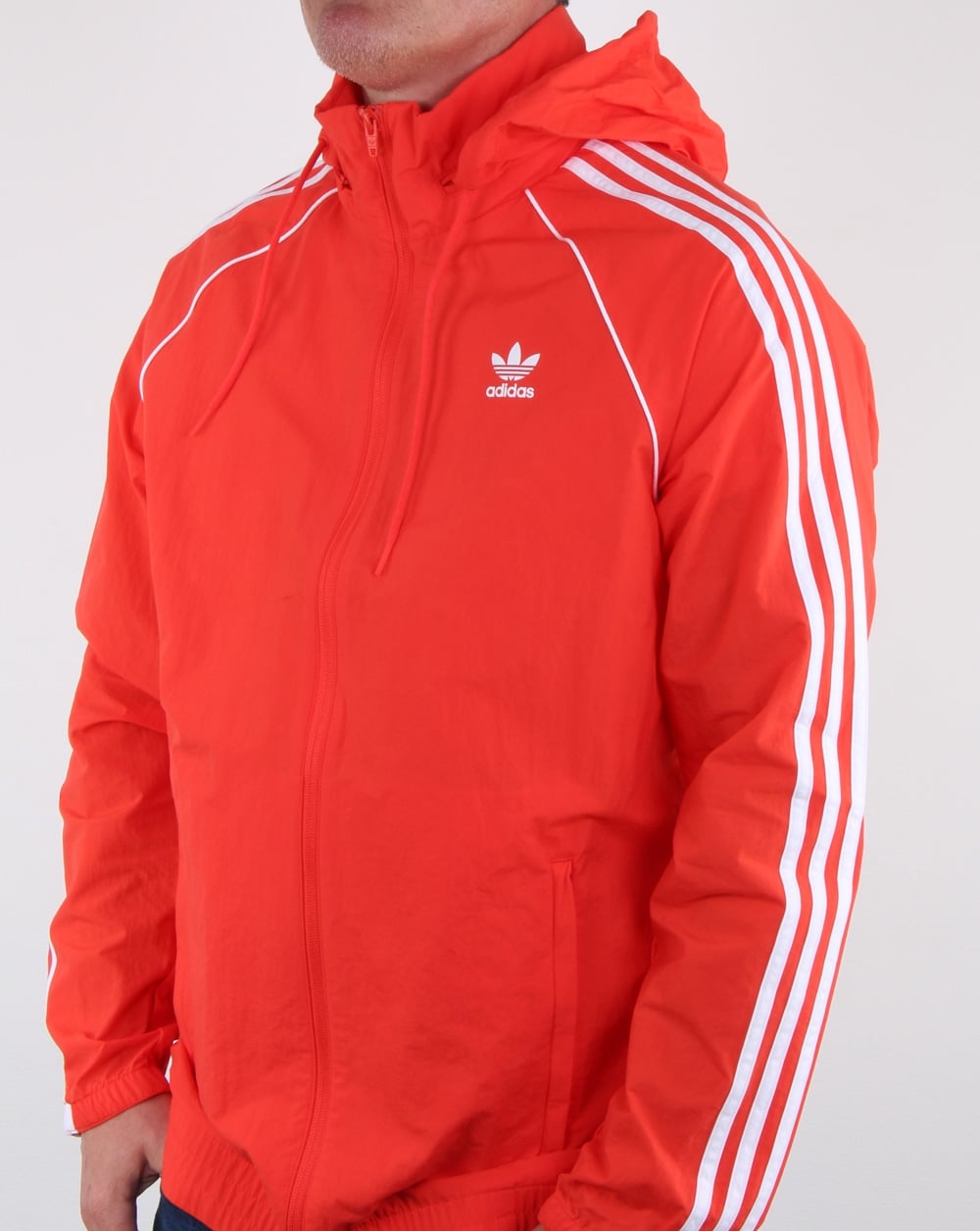 Adidas Originals Superstar Windbreaker Hi Res Rot
