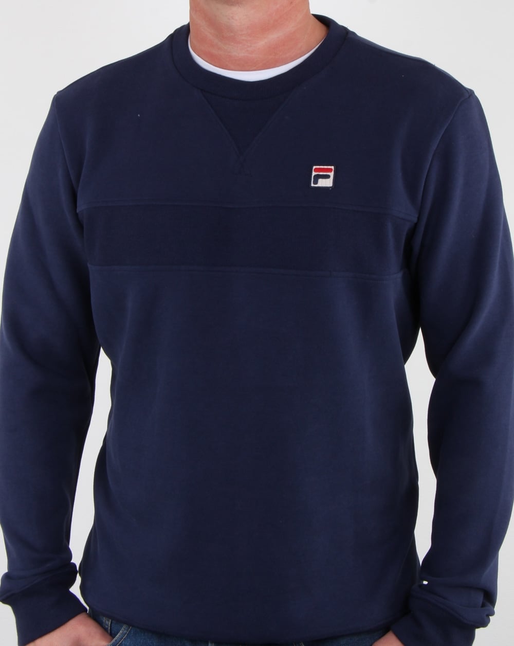 Fila Vintage Carlo Sweatshirt, Marineblau
