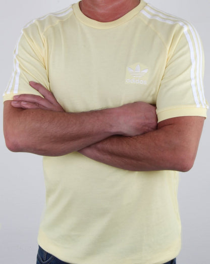 Adidas Originals 3-Streifen-T-Shirt Gelb