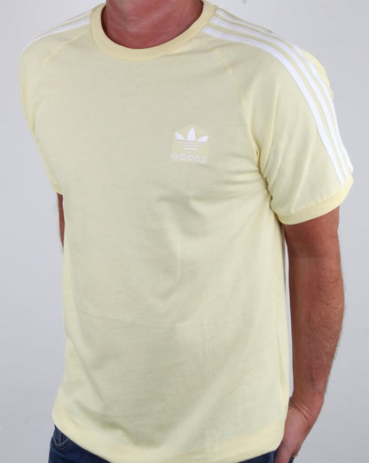 Adidas Originals 3-Streifen-T-Shirt Gelb
