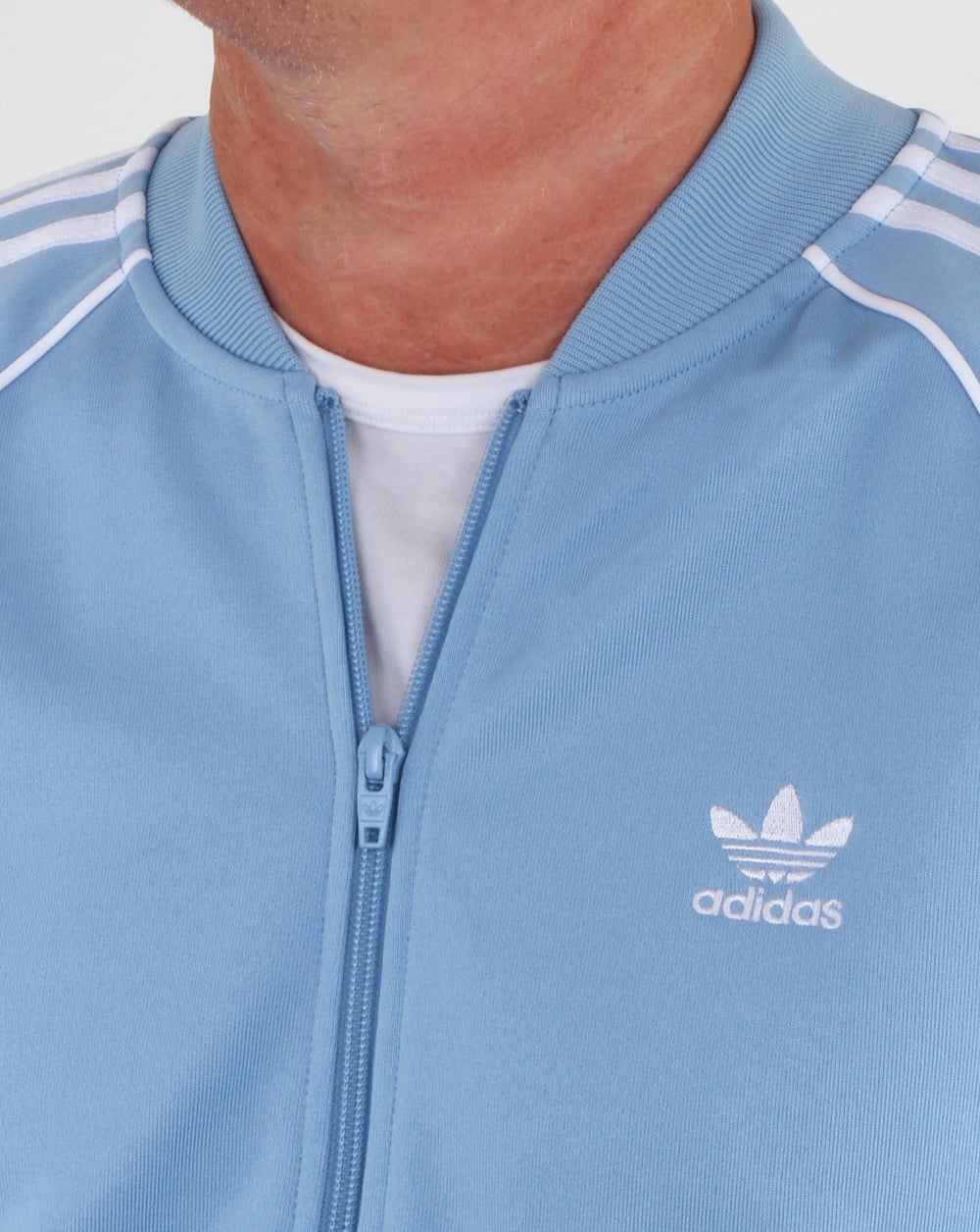Adidas Originals Superstar Trainingsjacke Himmelblau
