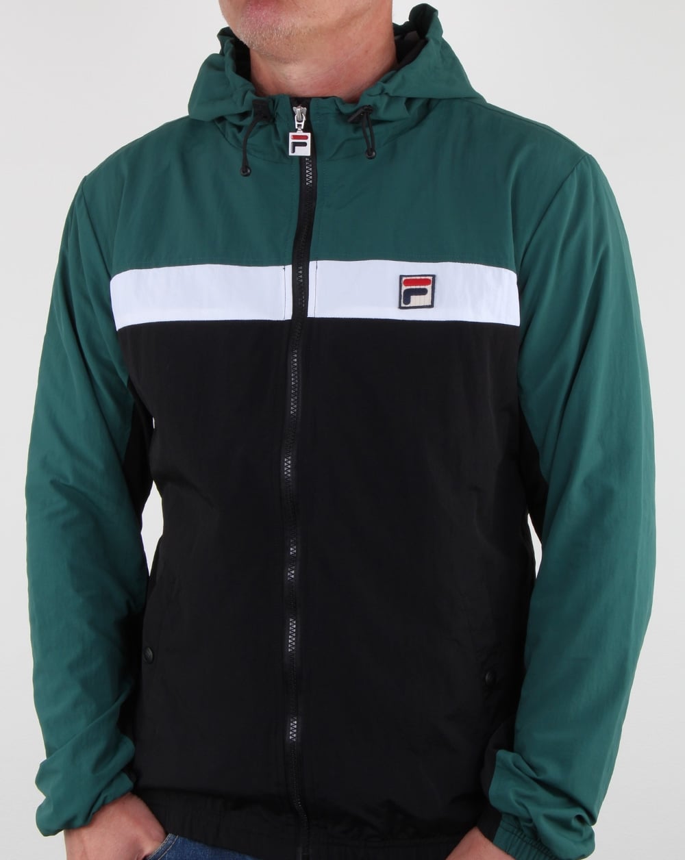 Fila Vintage Clipper Jacke Schwarz