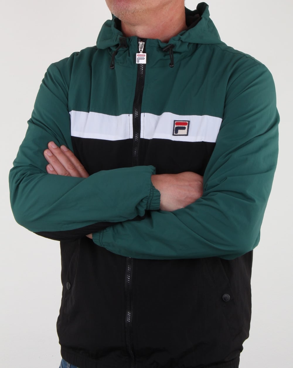 Fila Vintage Clipper Jacke Schwarz