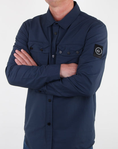 Marshall Artist 60 40 Wander-Overshirt Marineblau