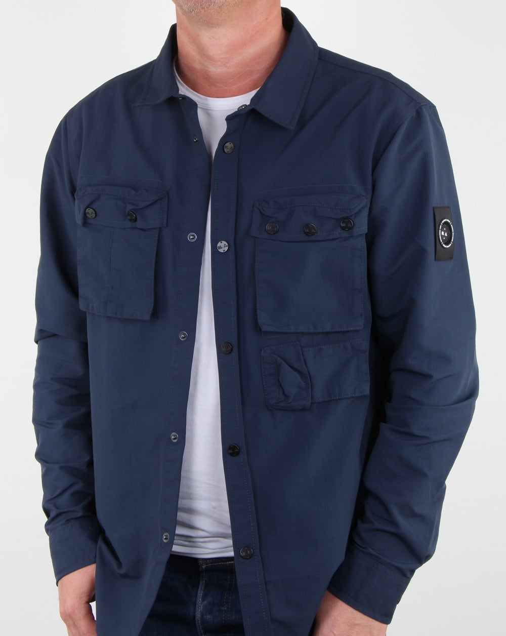 Marshall Artist 60 40 Wander-Overshirt Marineblau
