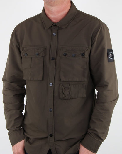 Marshall Artist 60 40 Wander-Overshirt Khaki