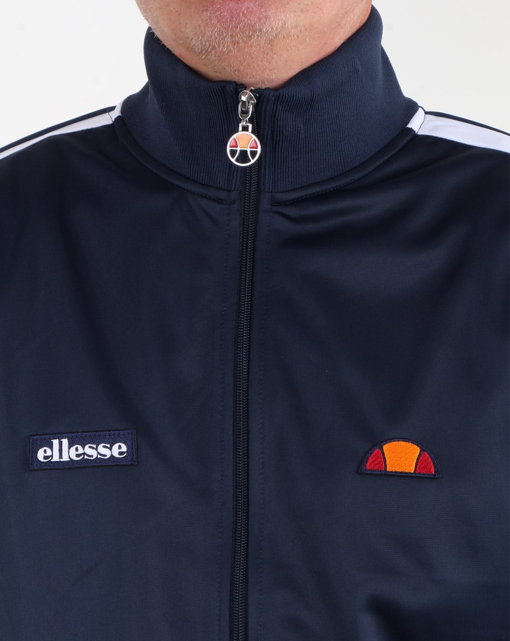 Ellesse – Cervino – Trainingsjacke in Marineblau