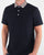 Aquascutum Coniston Check Collar Polo Shirt Navy