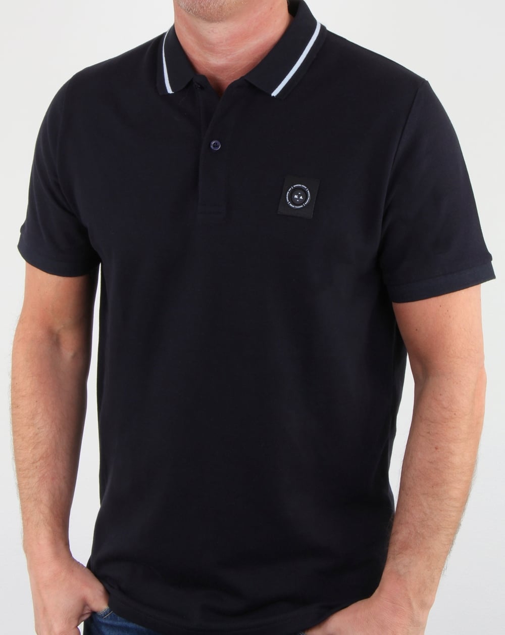 Marshall Artist Siren Poloshirt Marineblau